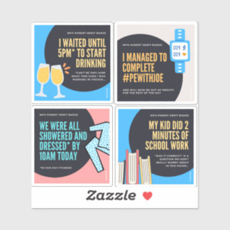 Ouder Verdienste Badges Sticker