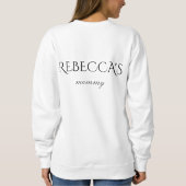 Ouder Verjaardag Meisje Vrouwen Sweatshirt (Achterkant)
