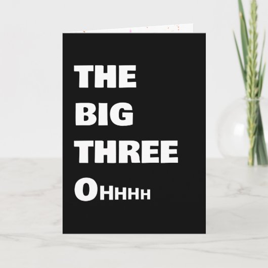 Ouder worden 30ste verjaardag Humor Kaart (Voorkant)