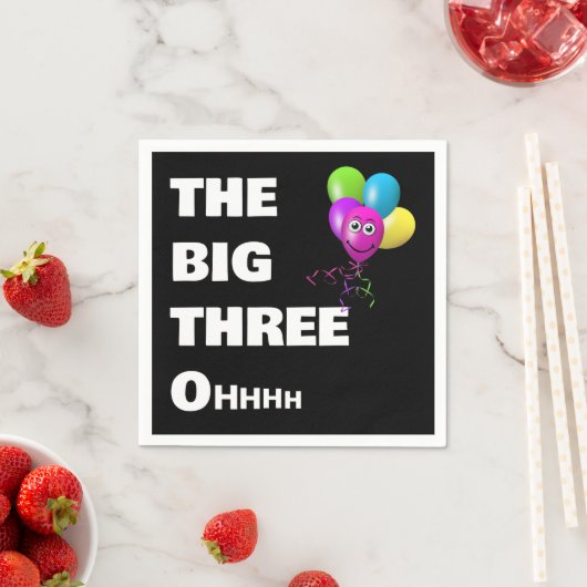 Ouder worden 30ste verjaardag Humor Servet (Insitu)