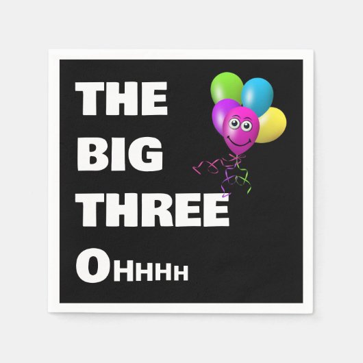 Ouder worden 30ste verjaardag Humor Servet (Voorkant)