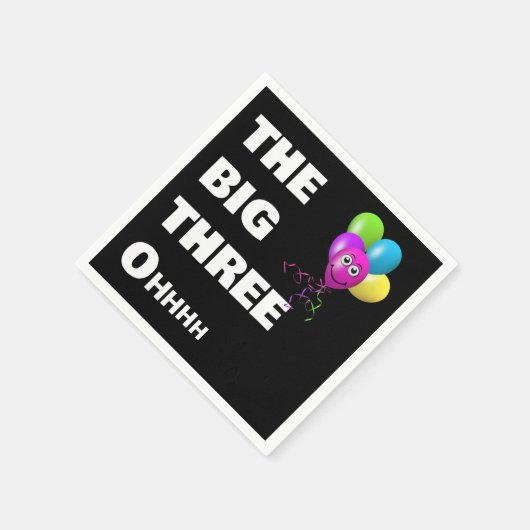 Ouder worden 30ste verjaardag Humor Servet (Hoek)