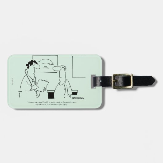 Ouder worden bagagelabel (Voorkant horizontaal)