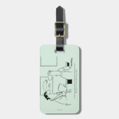 Ouder worden bagagelabel (Voorkant verticaal)