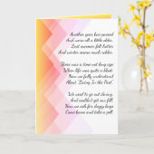 Ouder Worden Gedicht Kaart (Gele Bloem)