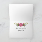 Ouder worden is een natuurlijk proces kaart (Binnen)