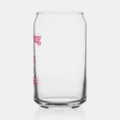 Ouder worden is niet voor Sissies Pink Letters Blikvorm Glas (Links)