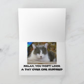 Ouder worden? Je kijkt geen dag boven de 100 Kaart (Binnen)