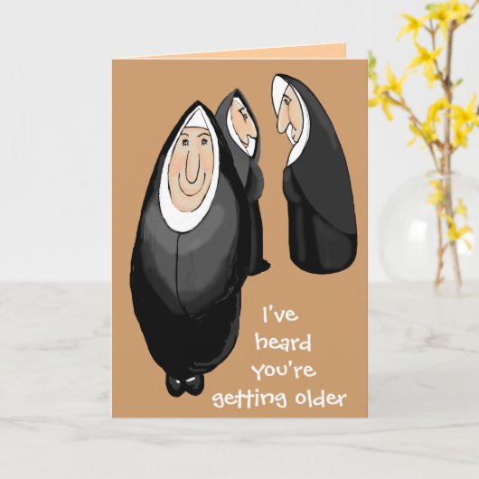 ouder worden kaart (Gele Bloem)