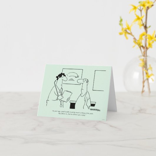 Ouder worden kaart (Gele Bloem)