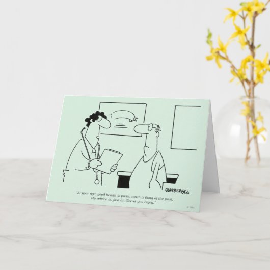 Ouder worden kaart (Gele Bloem)