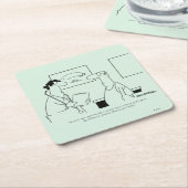 Ouder worden kartonnen onderzetters (Schuin)