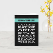 Ouder worden: Little Black Book heeft alleen artse Kaart (Gele Bloem)