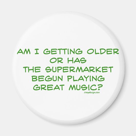 Ouder worden magneet (Voorkant)