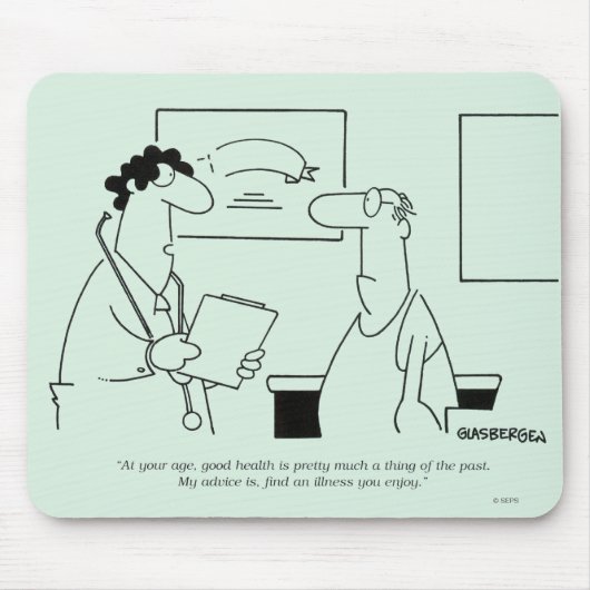 Ouder worden muismat (Voorkant)