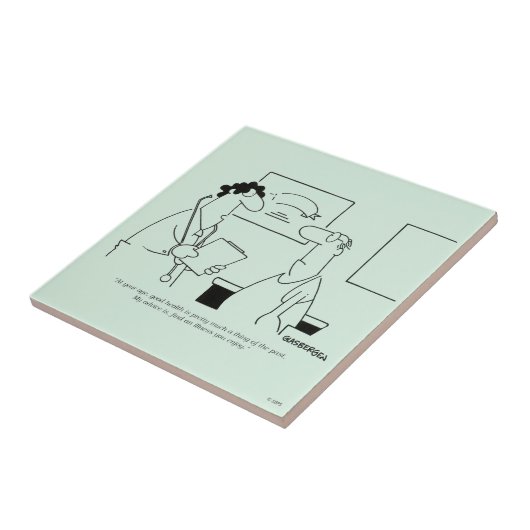 Ouder worden tegeltje (Zijkant)