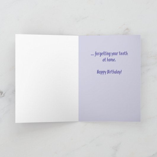 Ouder worden Verjaardag Humor Kaart (Binnen)