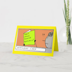 Ouder worden Verjaardag Joke Kaart