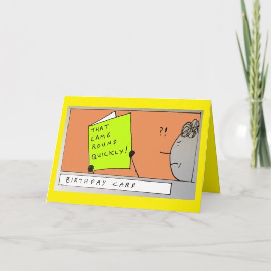 Ouder worden Verjaardag Joke Kaart (Voorkant)