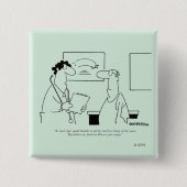 Ouder worden vierkante button 5,1 cm (Voorkant)