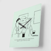 Ouder worden vierkante klok (Hoek)