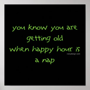 Ouder Wordende Humor Poster