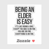 Ouder zijn is makkelijk sticker (Vel)