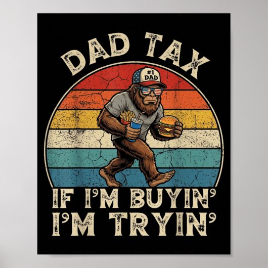 Ouderbelasting Als Ik Koop Probeer Ik Bigfoot Vade Poster (Voorkant)