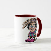 Ouderdom 11oz koffie Mok (Voorkant rechts)