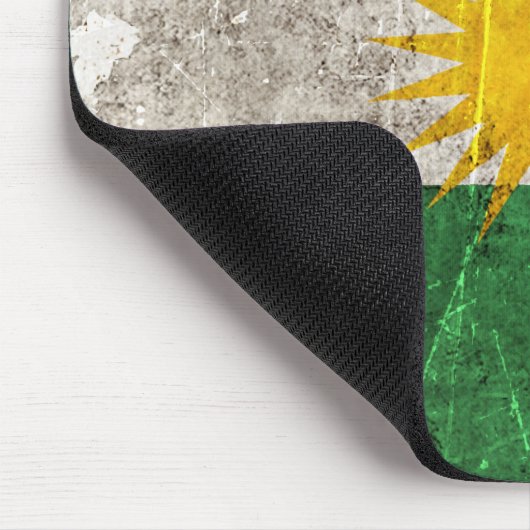 Ouderdom en kraakbedekking Koerdistan Muismat (Hoek)