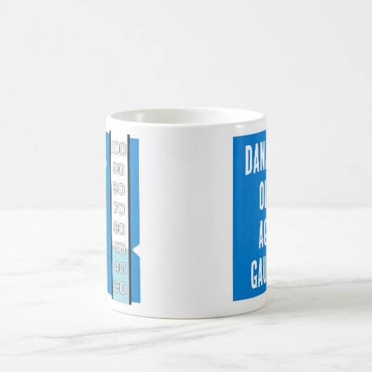 Ouderdom Gage 50e verjaardag Koffiemok (Center)