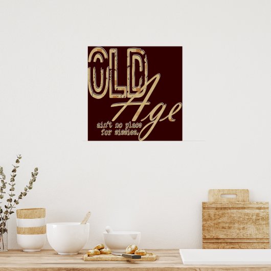Ouderdom - Poster (Keuken)