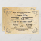 Ouderdom tot perfecte geboorte elke leeftijd Mann Kaart (Voorkant / Achterkant)