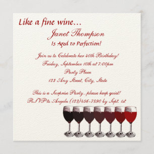 Ouderdom tot perfecte verjaardag kaart