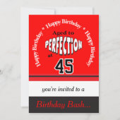 Ouderdom tot perfectie op 00 | Elke verjaardag Kaart (Voorkant)