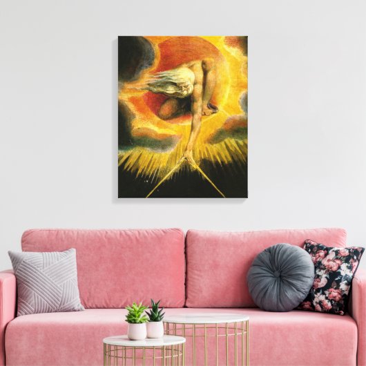 'Ouderdom van dagen' Canvas Afdruk (Insitu (Woonkamer))