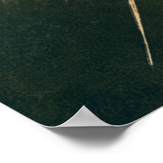 Ouderdom van dagen Een kompas op aarde plaatsen Poster (Hoek)