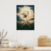 Ouderdom van dagen Een kompas op aarde plaatsen Poster (Keuken)