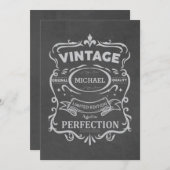 -ouderdom voor perfecte geboorte kaart (Voorkant / Achterkant)