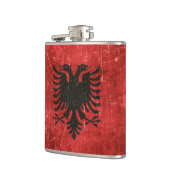  ouderdoms- en kraakbedekking van Albanië Heupfles (Links)