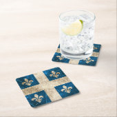  ouderdoms- en kraakvlag van Quebec Kartonnen Onderzetters (Insitu)