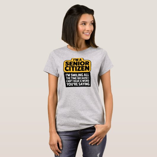 Ouderdoms Humor Unisex T-shirt (Voorkant volledig)