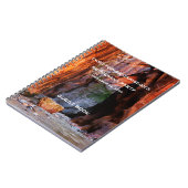 Ouderdomsbezoekerslijst, Zion Narrows Utah Notitieboek (Linkerzijde)