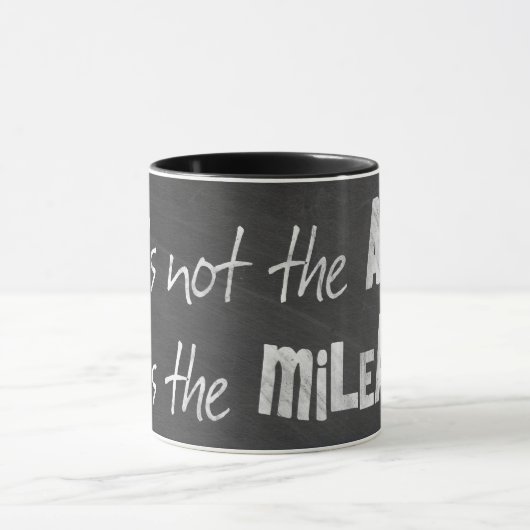 Ouderdomskarakter op het bord mok (Midden)