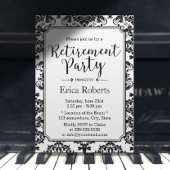 Ouderdomskassy Black & White Damask Kaart