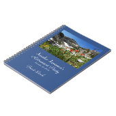 Ouderdomskistboek, bergmeer wilde bloemen notitieboek (Linkerzijde)