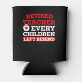 Ouderdomsleerkracht elk kind achtergelaten blikjeskoeler (Voorkant)