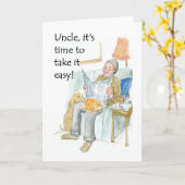 Ouderdomspensioen voor een Kaart (Gele Bloem)