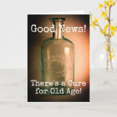 ouderdomsverjaardag kaart (Gele Bloem)