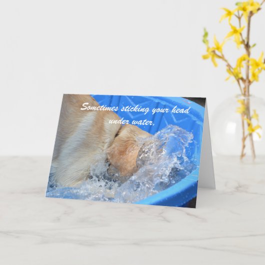 ouderdomsverjaardag kaart (Gele Bloem)